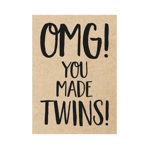 Card - OMG! You made twins!