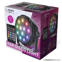 12 LED - PAR - Disco Lamp - with remote control