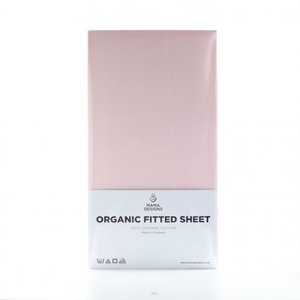 Rosa Bio-Spannbettlaken