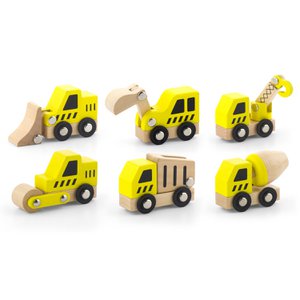 Construction Vehicles Set - 6 Pieces