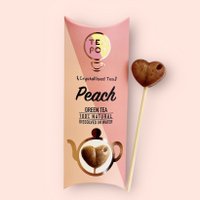 Pfirsichtee am Stiel! / 20x Stäbchentablett / Großhandelspreis