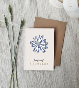 Doppelgrußkarte + Umschlag | Gute Besserung