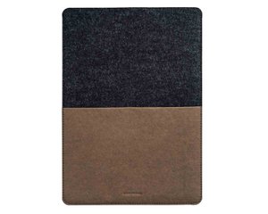 Vilt & Washpapa MacBook Sleeve - Antraciet