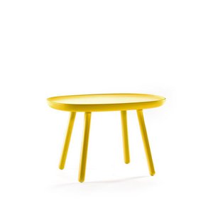 Naïve side table, rectangular L610, yellow