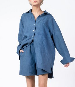 Linnen overhemd Montana Ocean