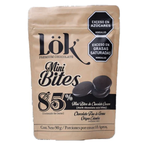 Dark Chocolate Mini Bites | 85% Cacao | 90g
