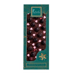 Gourmet dark chocolate heart - Valentine
