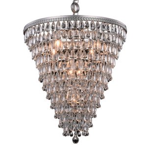 Chandelier Kensington 65 cm - Silver - Iron & glass