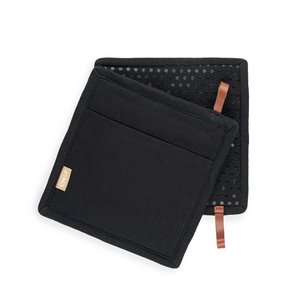 CH&F Topflappen mit Tasche | Silikonpunkte |  20x20cm