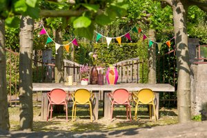 Tuin dining stoel Nebraska Zalm