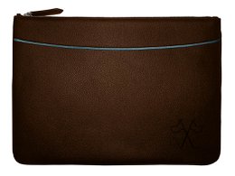 VUE LAC computertaske med frontlomme Sort, lavendelkant 38cm