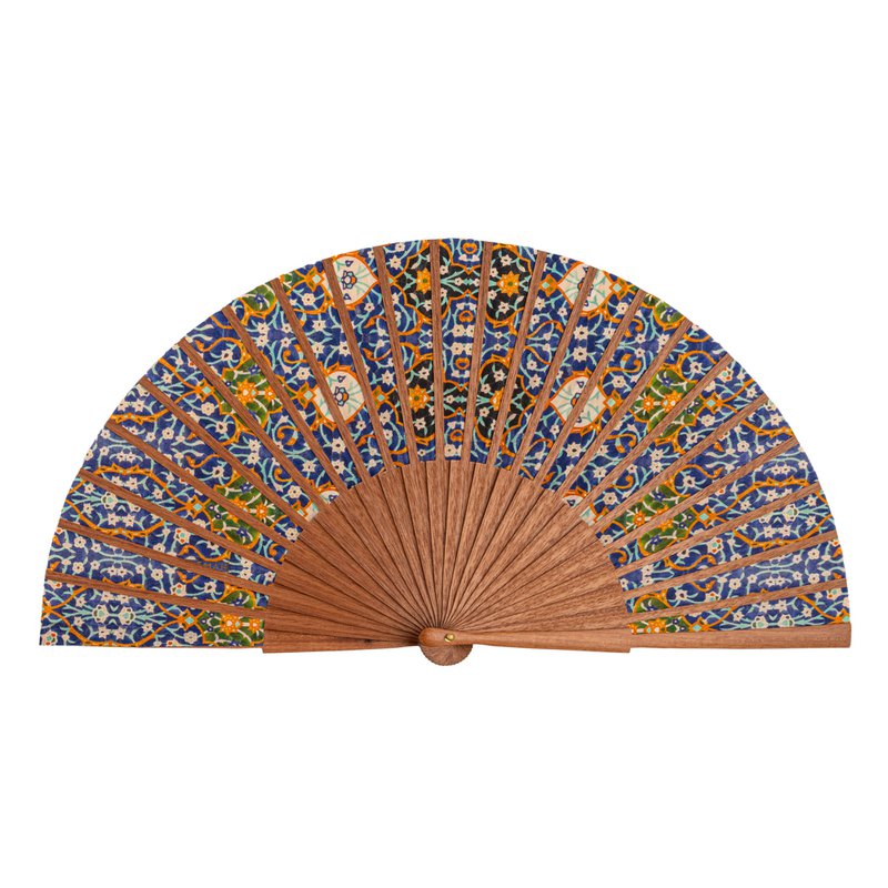 Andalusian Mosaic Hand Fan Itr