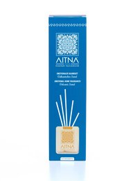 Aitna Room Fragrance Aroma Diffuser, 100ml, made in Italy, with talcum and mandarin blossom scent, reed diffuser.