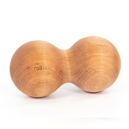 rolling wood double ball 10cm