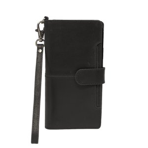Apple iPhone 8 Plus Bookcase Case Black Leather