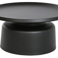 METAL COFFEE TABLE 75X75X38 BLACK MB205969