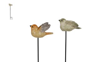 Garden plug Bird S green/yellow poly.