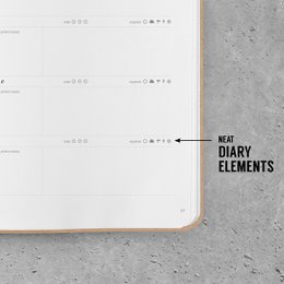Cuaderno de papelería planificador semanal