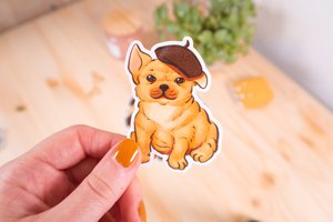 Frenchie Vinyl Sticker