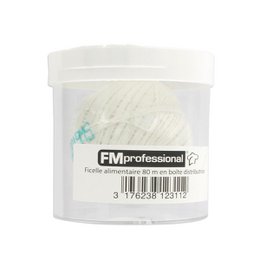 80 m skein of food twine with dispenser, made of food-grade materials, suitable for desktop organization.