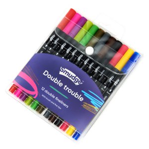 „Double Trouble“ Kinder-Feinliner-Set mit Doppelspitze