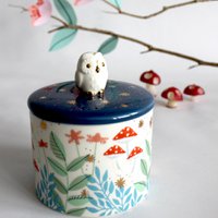 Secret Garden Owl Jar