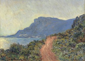 Poster Monet - La Corniche bij Monaco