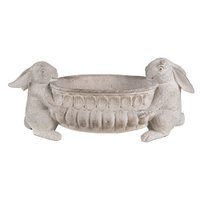 Decorative flower pot rabbits 43x18x19 cm