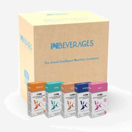 A box of iNBEVERAGES Mt. Olympus Tea, containing 3,000 Nespresso capsules. The box features the iNBEVERAGES logo and branding, as well as images of the tea capsules in various colors.

The product appears to be a large box of tea capsules for Nespresso machines, featuring the Mt. Olympus Tea blend from the iNBEVERAGES brand. The box contains 3,000 individual tea capsules in various colors, likely representing different tea varieties or flavors. The iNBEVERAGES branding and logo are prominently displayed on the box, indicating this is a product from that beverage company.