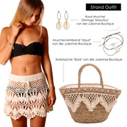 Cover Up Crochet Jupe "Hawaii"