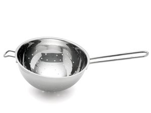 Roestvrijstalen blancheerzeef, halfrond, Ø 18 cm