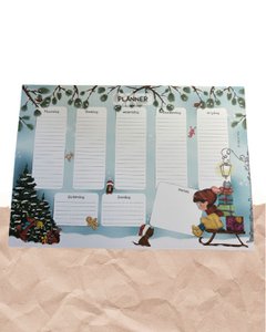Weekly planner - winter theme
