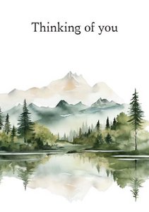 Sustainable card - Thinking of you