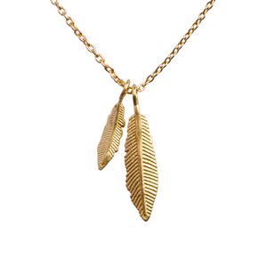 Feather Party necklace
