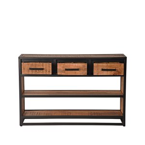 ommoebel Sidetable Tampa - Rough - Mangohout