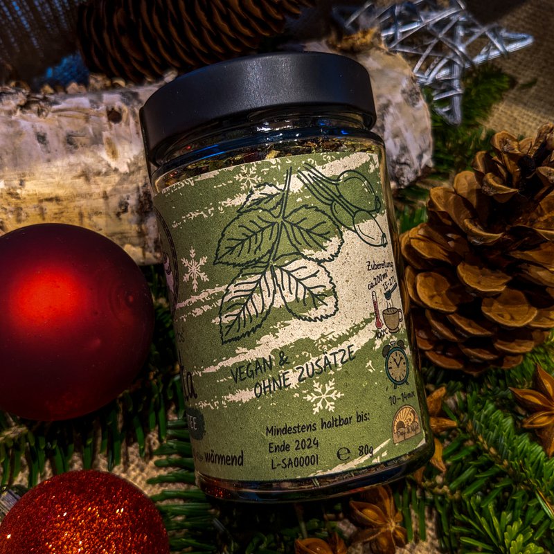 Santa herbal tea Christmas