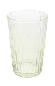 Klares gestreiftes Glas