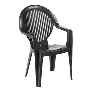 Grosfillex Fidji dining chair anthracite