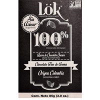 Dunkler Schokoladenbalken zuckerfrei | 100% Cacao | 85G