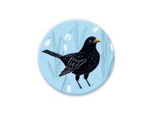 Round magnet blackbird