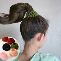 Geometrische vogelnest elastische haarbellen