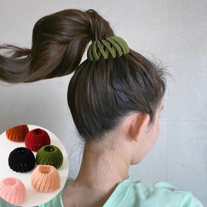 Geometric Bird Nest Elastic Hair Bubbles