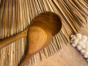 🥄 Lika Small Teak Ladle - handgefertigt und vielseitig