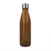 Isotherm bottle with wood pattern 500 ML