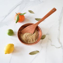 Handmade Tableware - Flat Bowl Ø16 cm - Eco-friendly - Khaya Wood