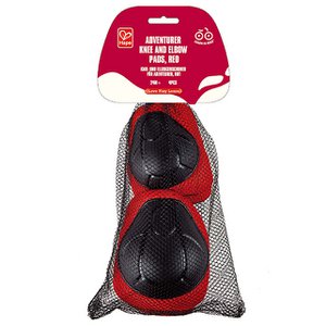 Adventurer Knie- und Ellenbogenschoner Rot