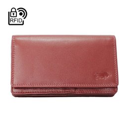 Cartera Mujer Piel Vaqueta - RFID Antideslizante - Cartera Mujer Ideal