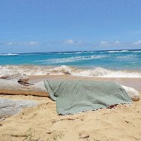 Hamamtuch Fouta Waffel – Olivgrün – 100 x 200 cm