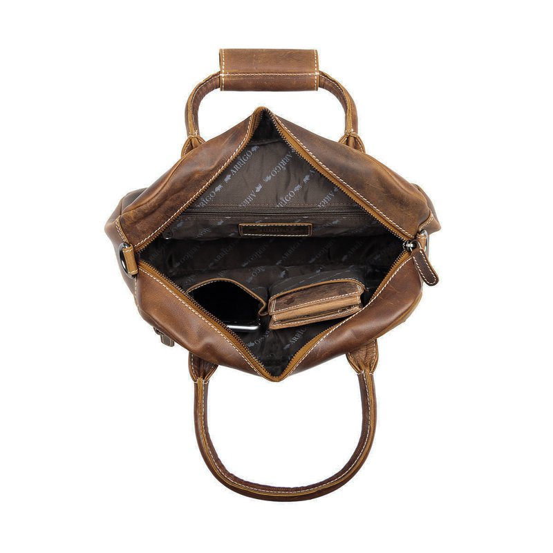 Ladies Bag Buffalo Leather In 3 Colors With A Shoulder Strap And Handles – Medium Size
