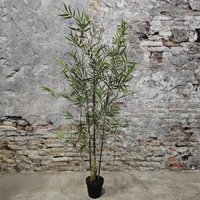 Plant bamboo zijde 50xH120cm (40104)